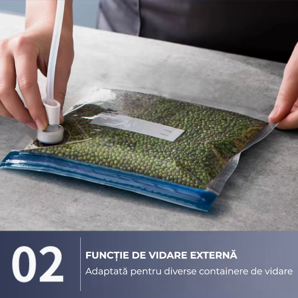 Aparat de vidat alimente