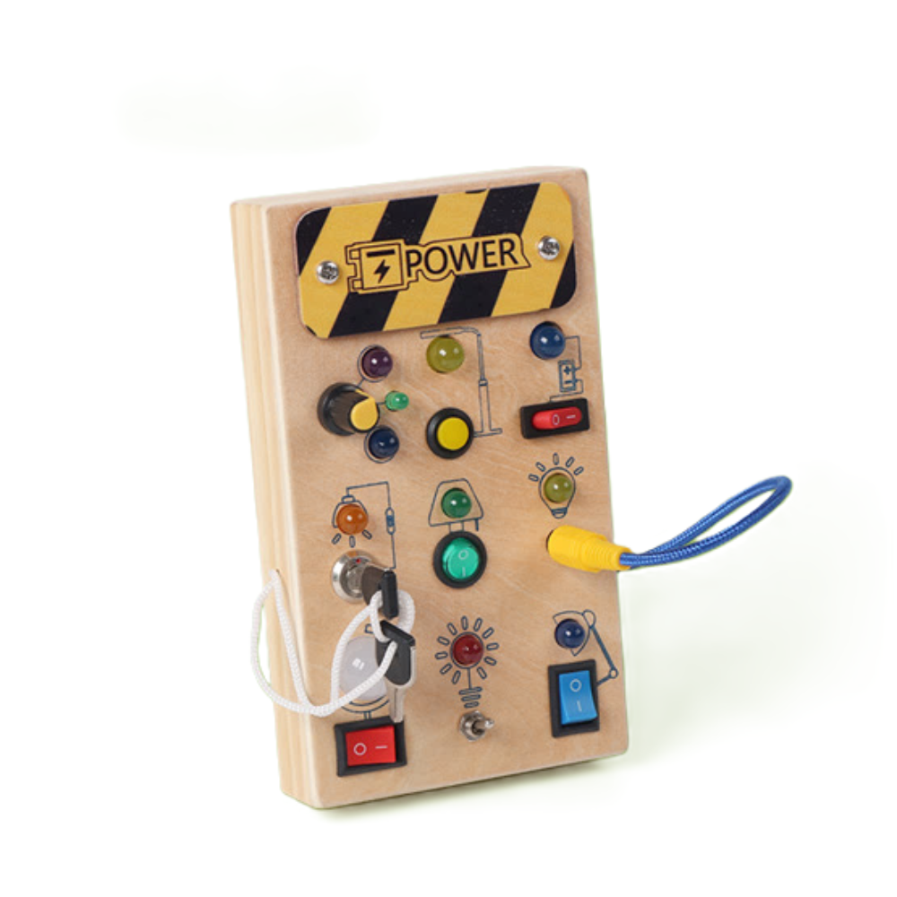 Placă senzorială Busy Board Montessori