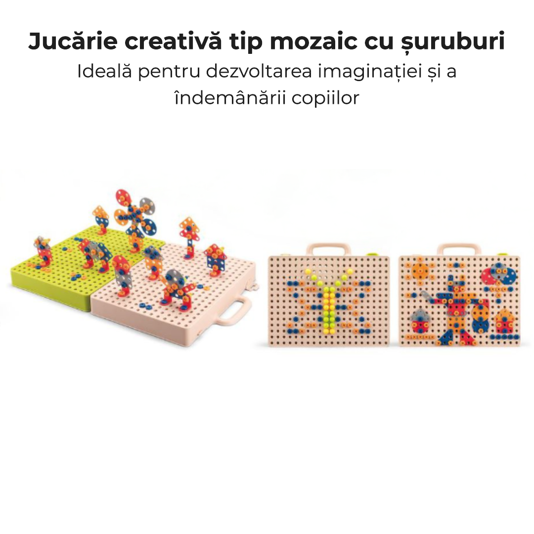 Dinozaur 3D de construit cu bormașină