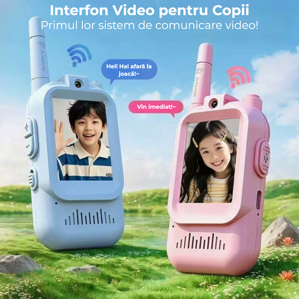 Walkie-talkie video pentru copii