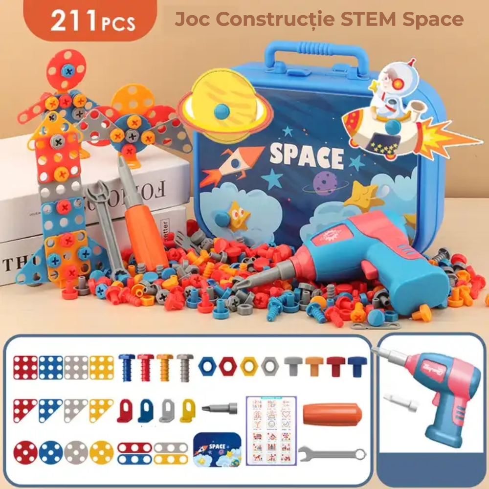 Joc de construcție STEM astronaut