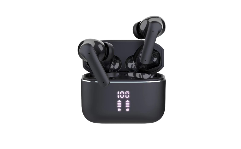Casti wireless In-Ear TWS, Bluetooth 5.3, afisaj digital HD