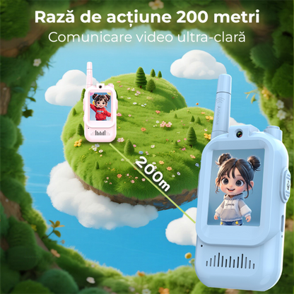 Walkie-talkie video pentru copii