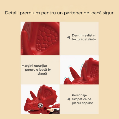 Dinozaur 3D de construit cu bormașină