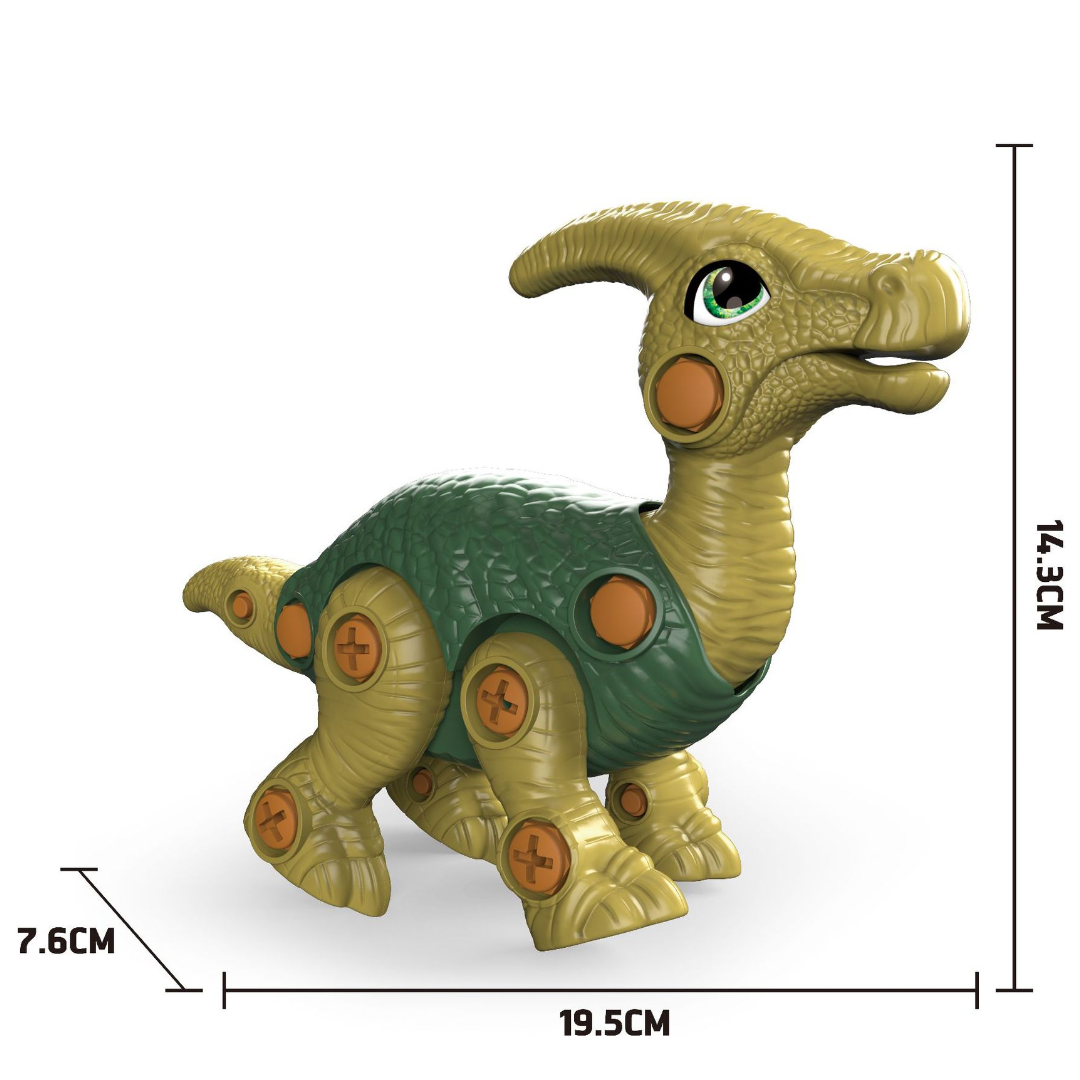 Dinozaur 3D de construit cu bormașină
