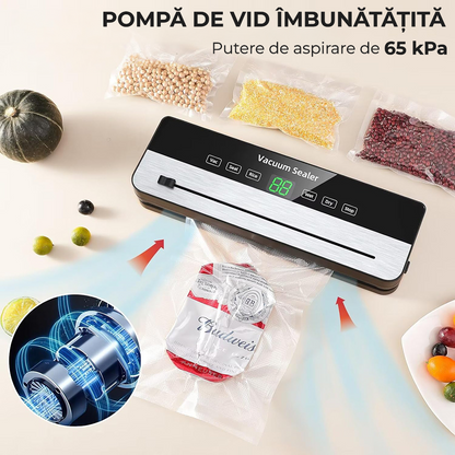 Aparat de vidat alimente