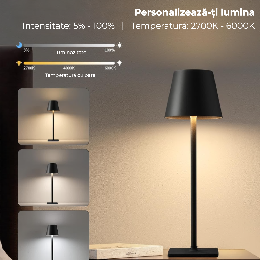 Lampă de masă LED reîncărcabilă