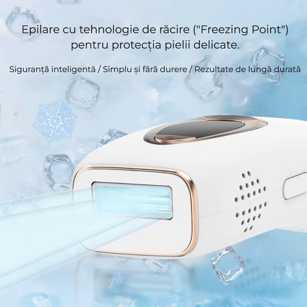 Epilator IPL cu cristal safir