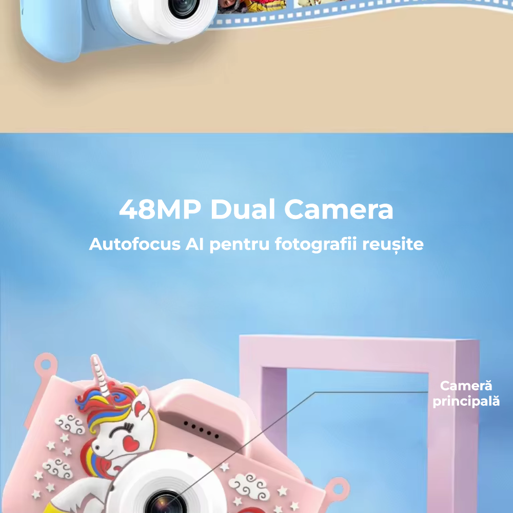 Cameră foto instant pentru copii