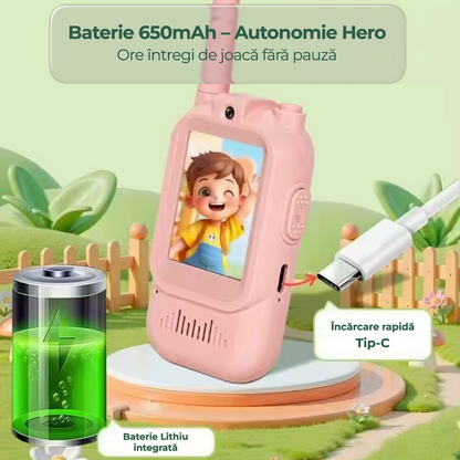 Walkie-talkie video pentru copii