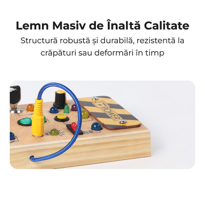 Placă senzorială Busy Board Montessori