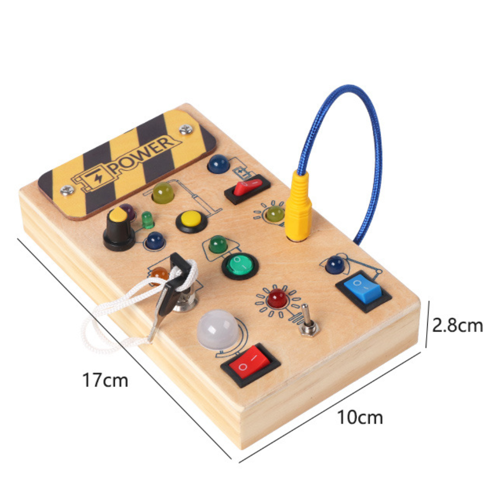 Placă senzorială Busy Board Montessori