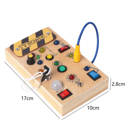 Placă senzorială Busy Board Montessori
