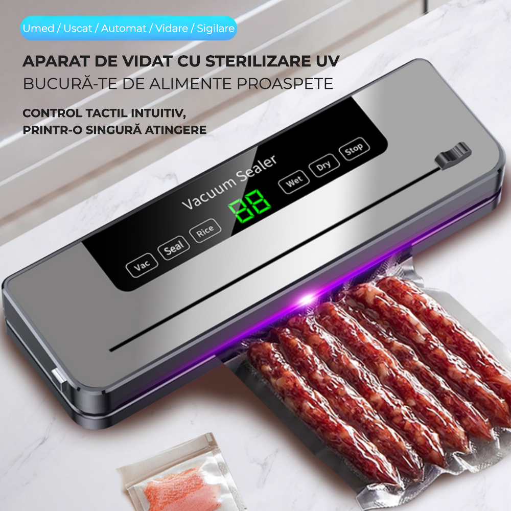 Aparat de vidat alimente