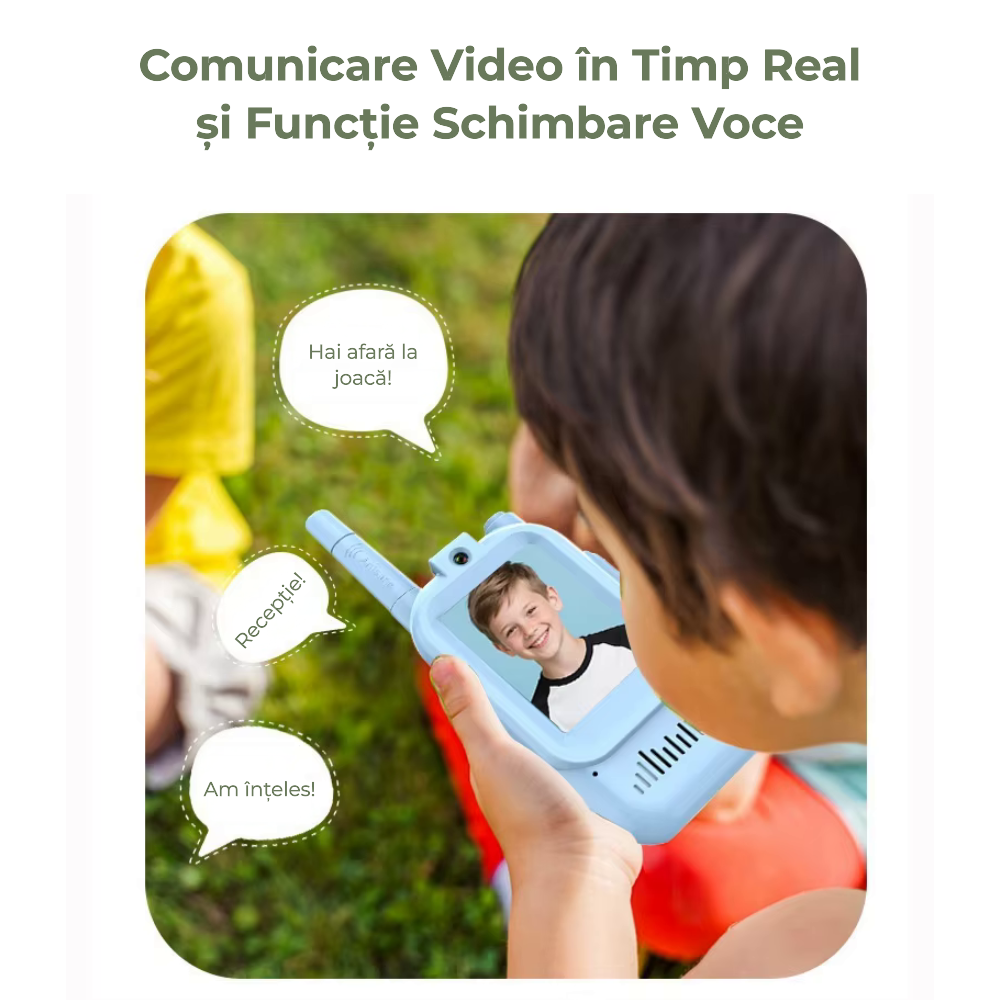 Walkie-talkie video pentru copii