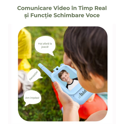 Walkie-talkie video pentru copii