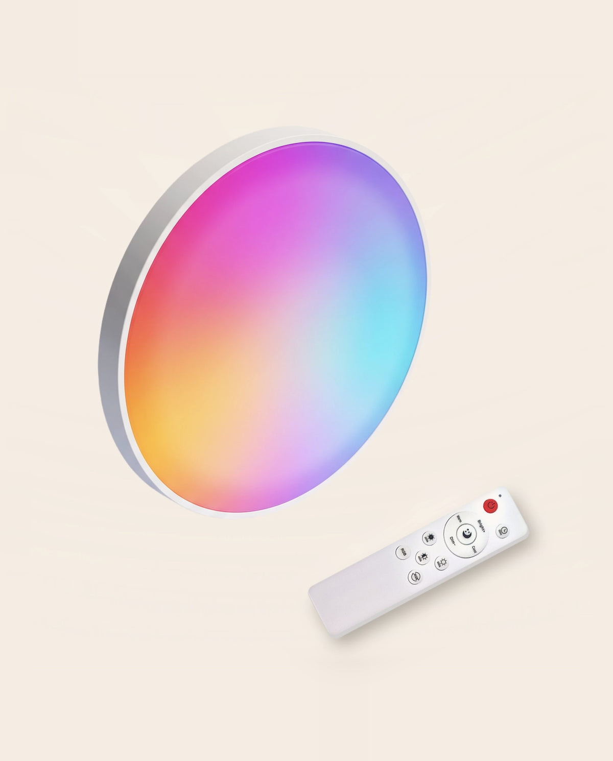 Casă &amp; Iluminat: plafonieră LED smart cu telecomandă