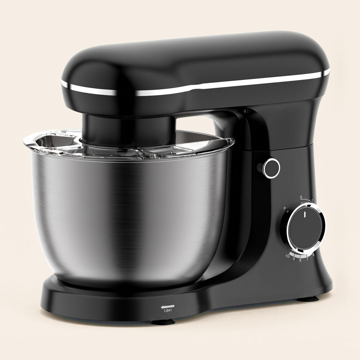 Mixer planetar 5,5 L cu bol din inox, culoare: negru