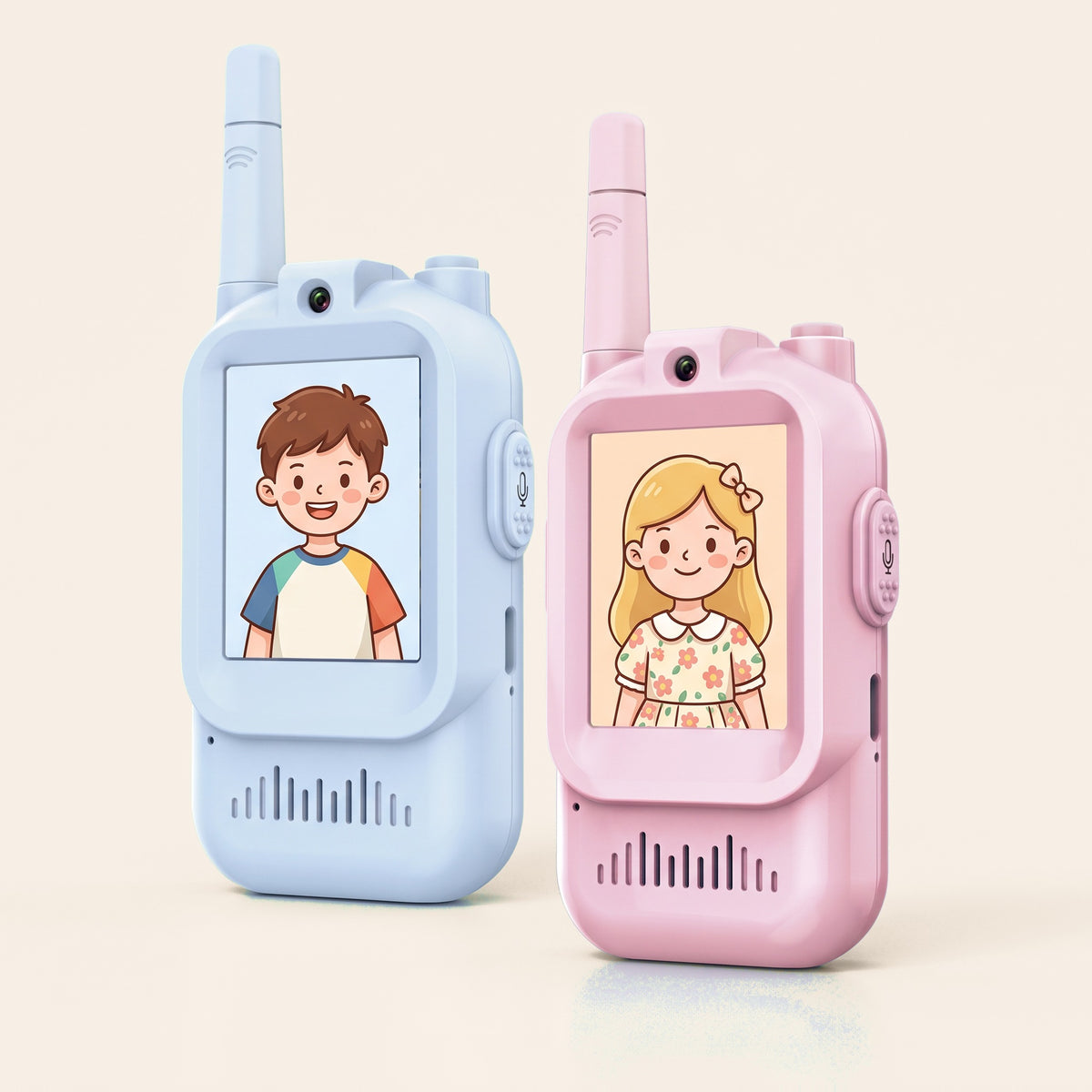 Walkie-talkie video pentru copii, set de două