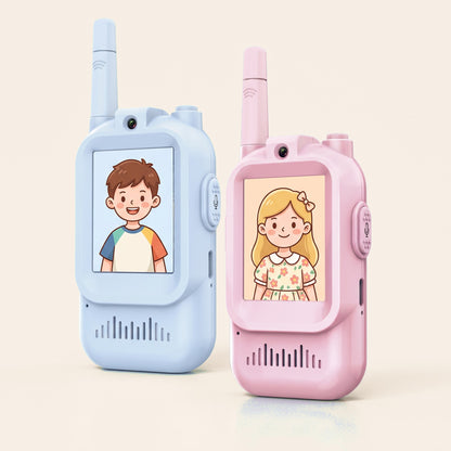 Walkie-talkie video pentru copii, set de două